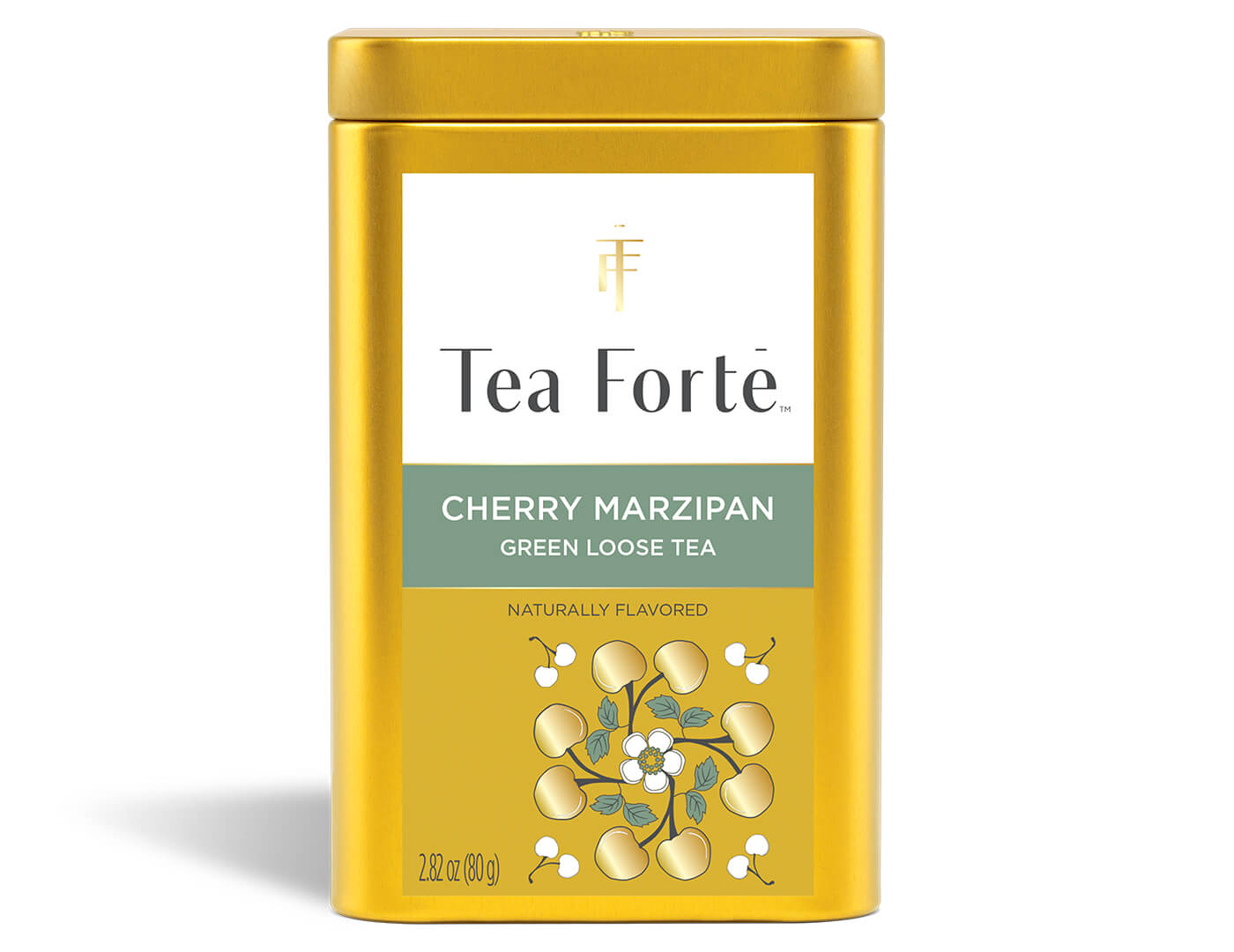 Cherry Marzipan Loose Leaf Tea Canister - front view