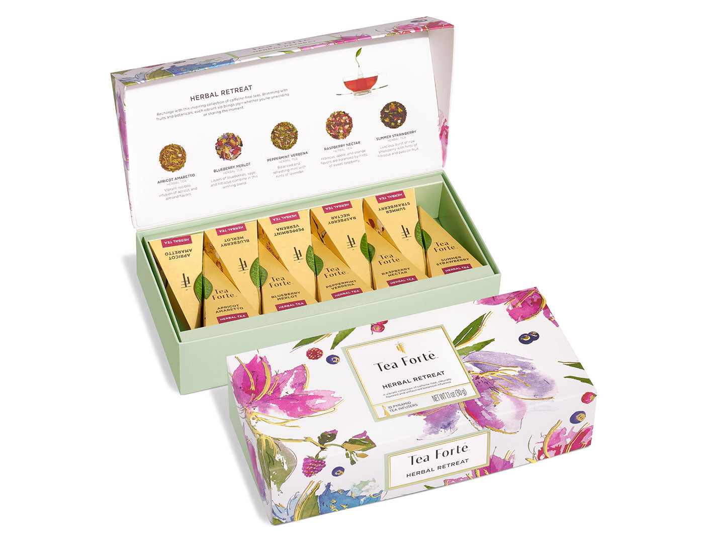 Herbal Retreat Collection Petite Presentation Box | Luxury Gourmet Tea