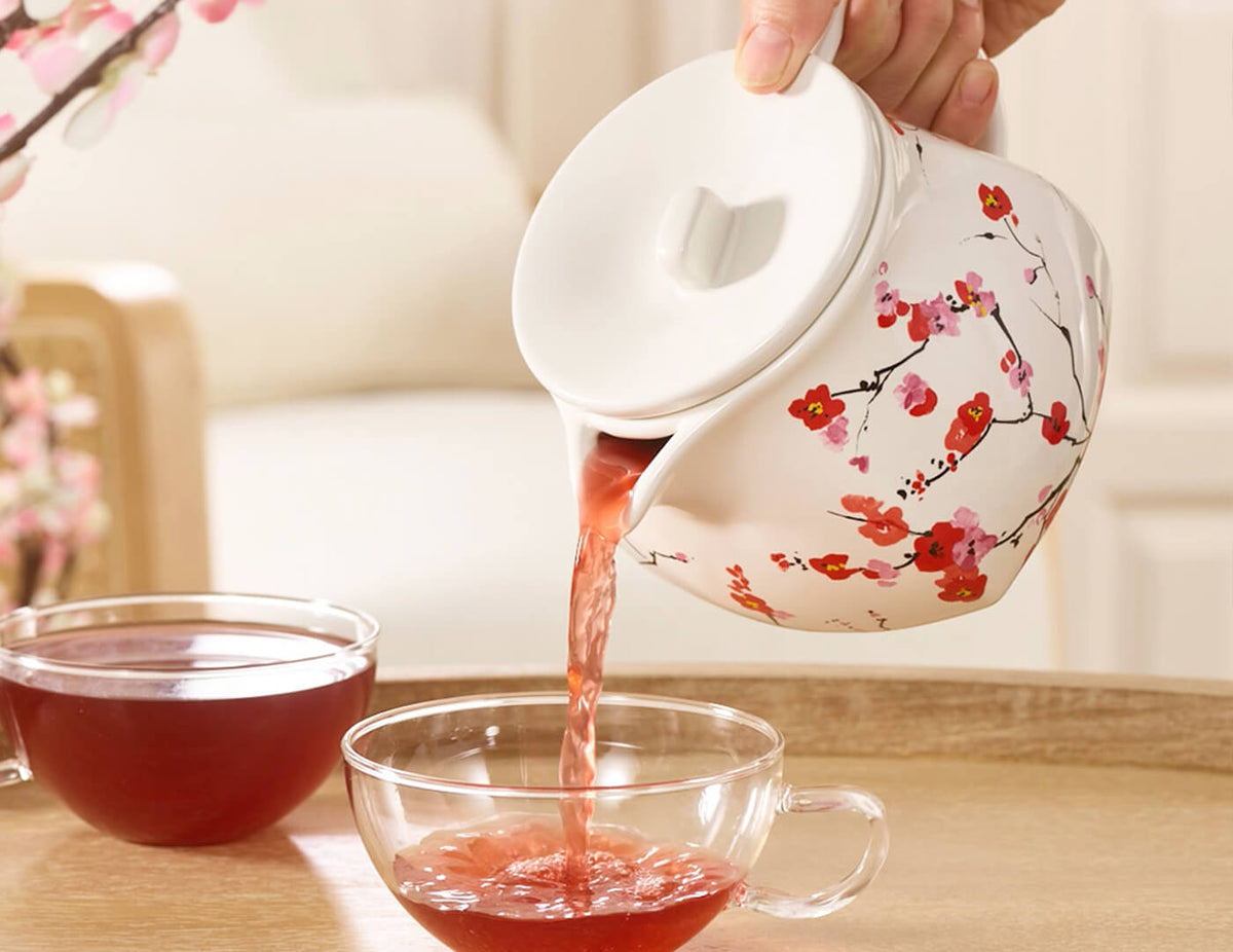 Fiore Steeping Teapot with Infuser Sakura Luxury Teaware and