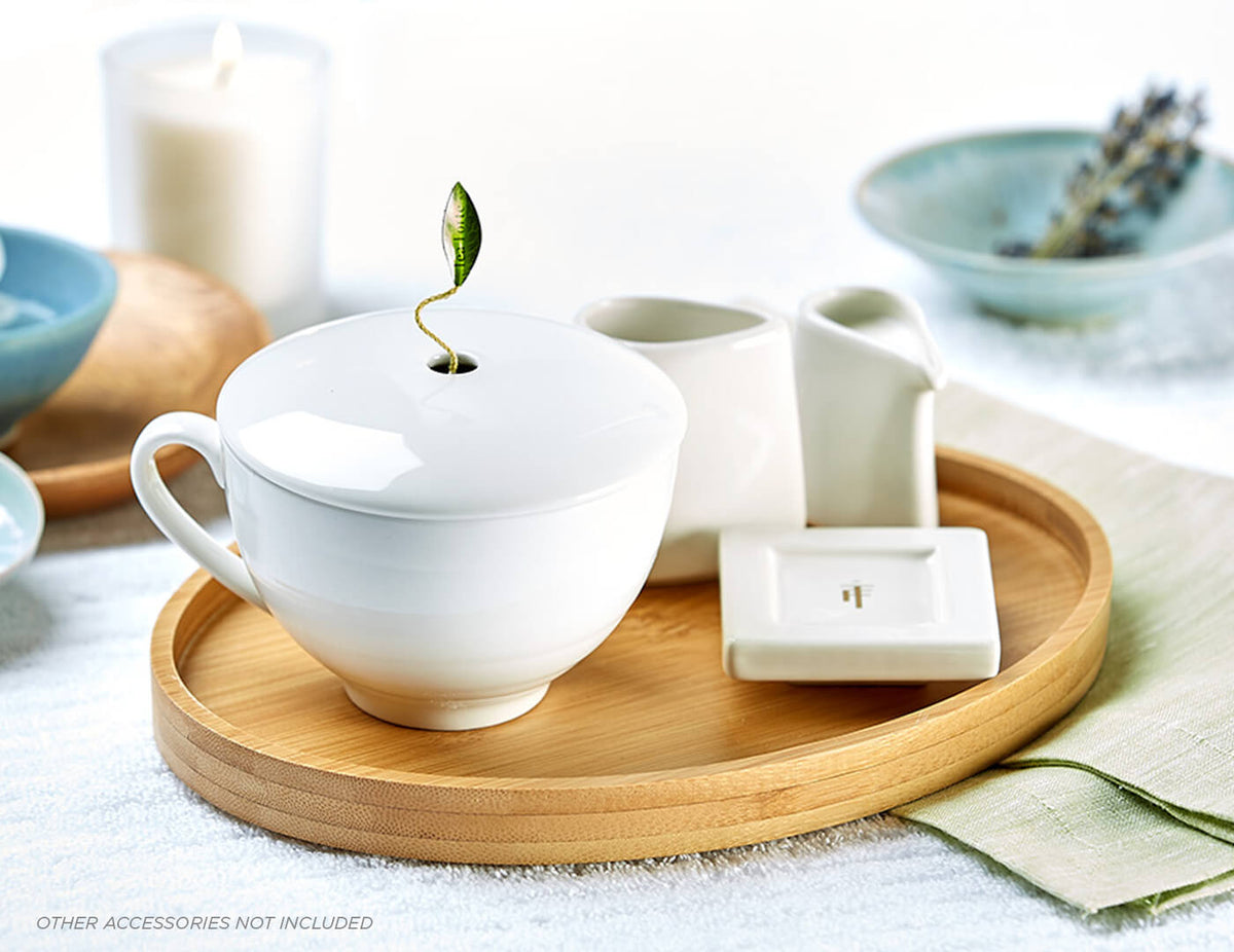 Porcelain Cup Lid Luxury Teaware and Accessories | Tea Forte