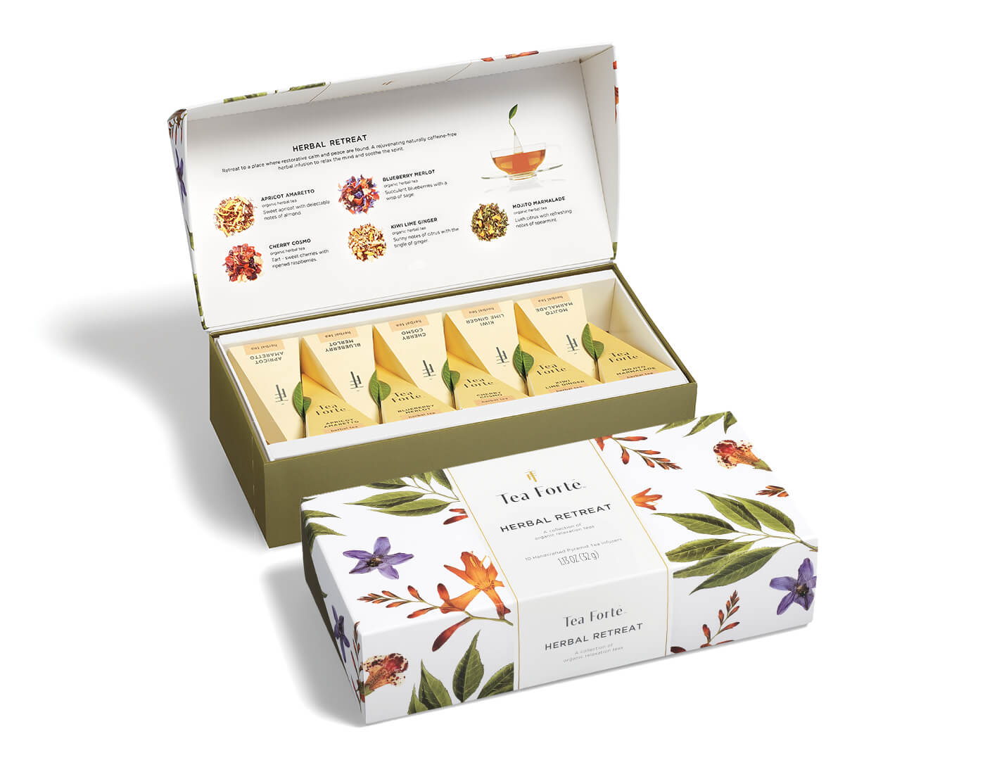 Herbal Retreat Collection Petite Presentation Box Luxury Gourmet Tea