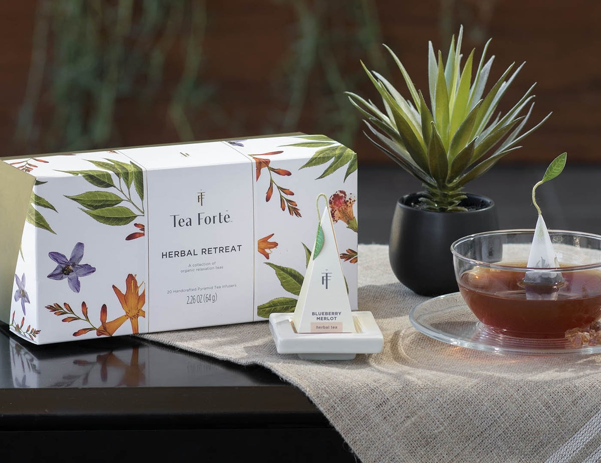 Herbal Retreat Collection Petite Presentation Box, Luxury Gourmet Tea