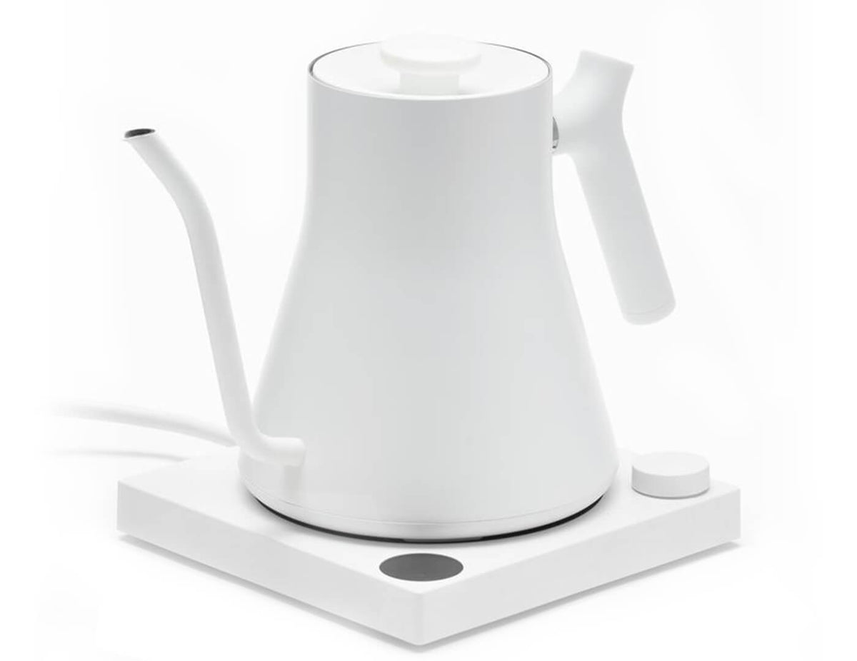 Matte White Stagg EKG Electric Kettle, Luxury Tea Gifts