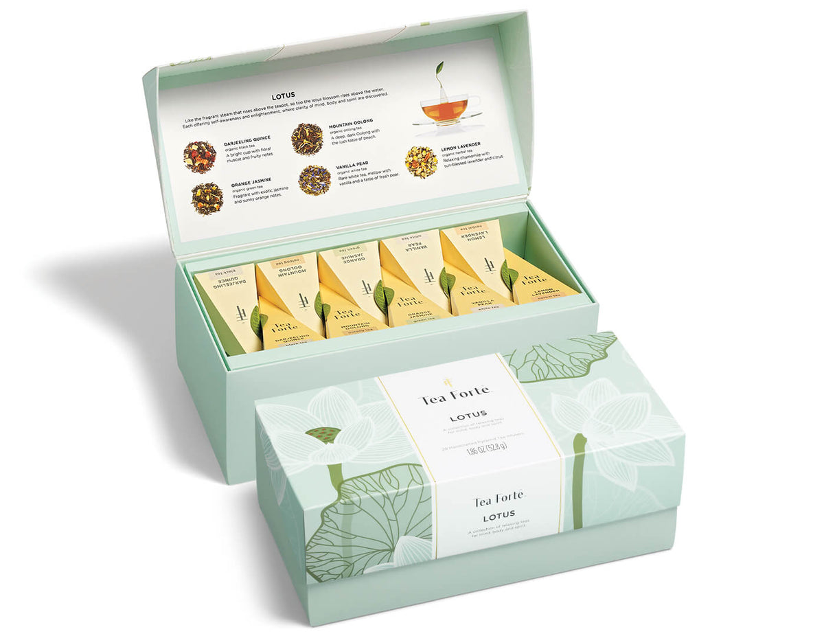Presentation　Gourmet　Luxury　Box　Collection　Lotus　Forte　Tea　Tea