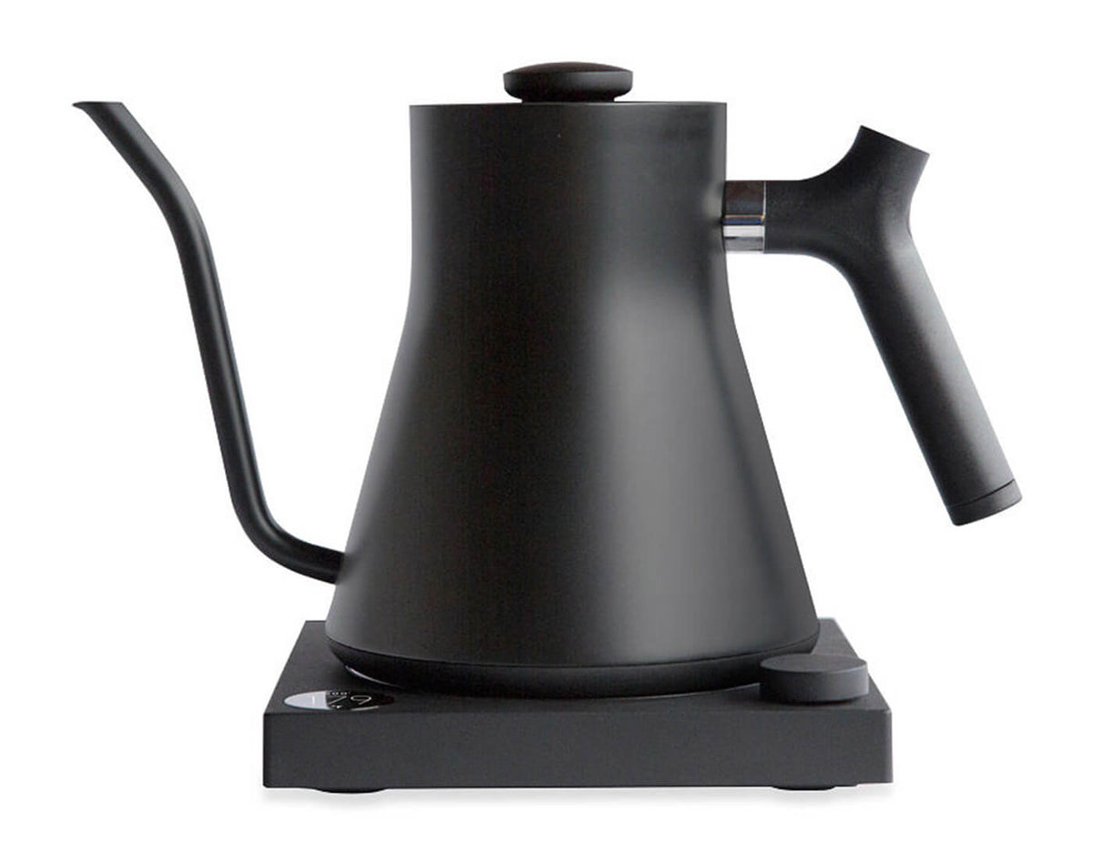 Small Electric Kettle with Tea Infuser - Keep Warm Function, Black