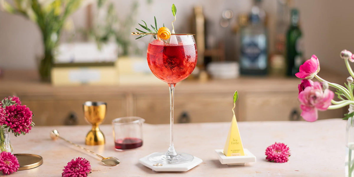 Blueberry Merlot Negroni Tea Forte