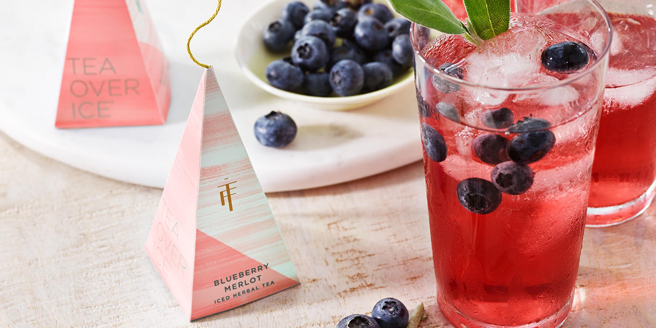 Blueberry Merlot Iced tea and infusers