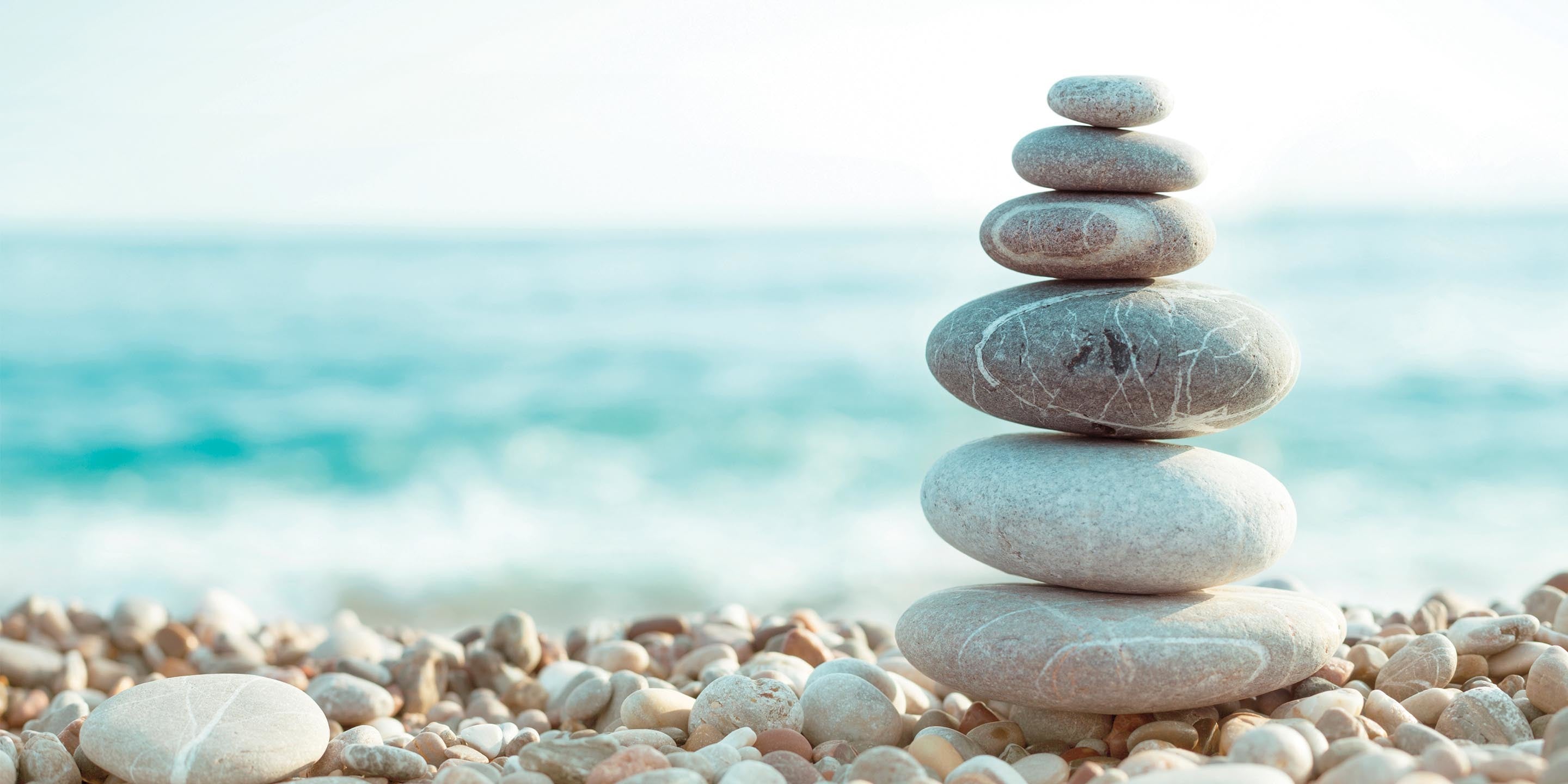 Cairn on a beach