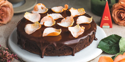 Cherry Blossom Infused Chocolate Torte