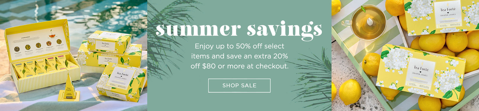 Summer tea and Hydrangea gift assortment