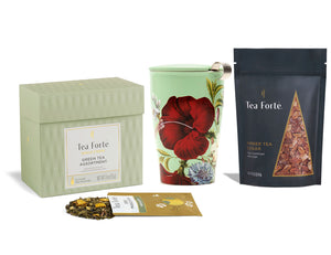 Green Loose Tea & Sugar Set