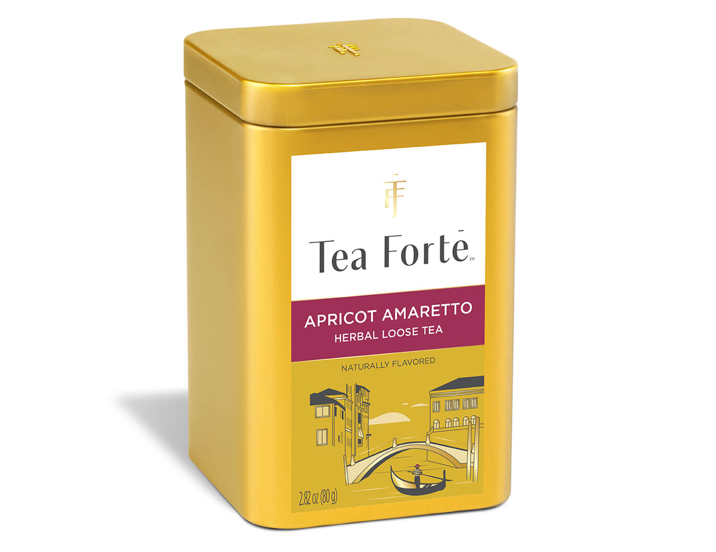 Apricot Amaretto Loose Leaf Tea Canisters - Side View