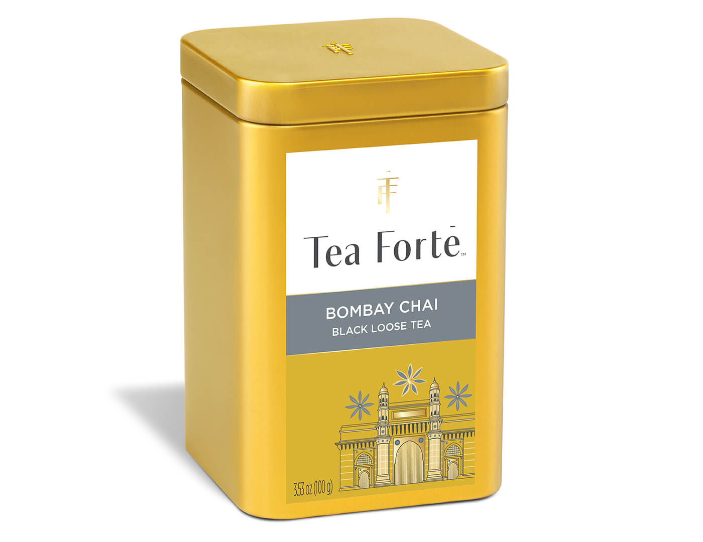 Bombay Chai Loose Leaf Tea Canister - side view