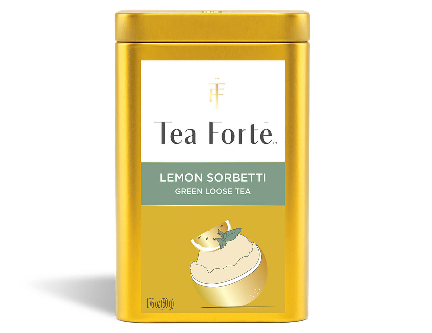 Loose Leaf Tea Canisters Lemon Sorbetti - front view