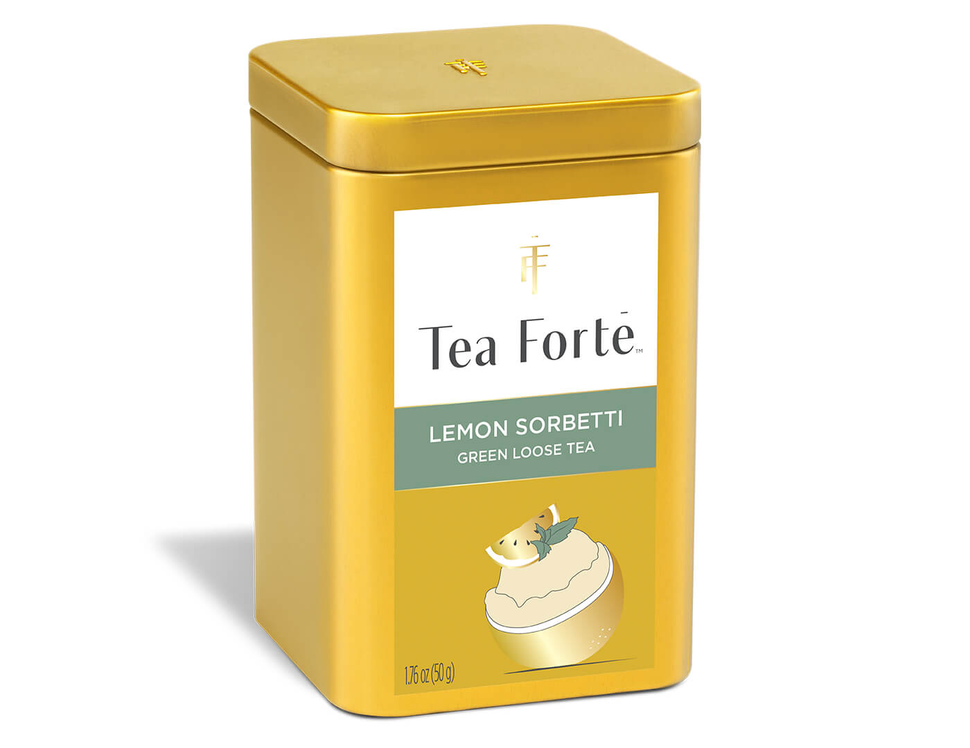 Loose Leaf Tea Canisters Lemon Sorbetti - side view