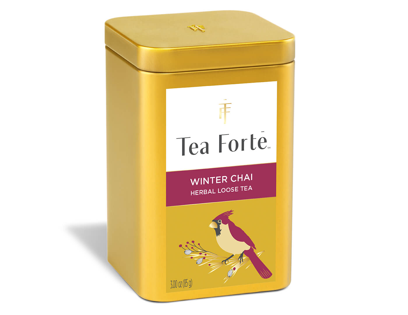 Winter Chai Loose Leaf Tea Canisters  - side view