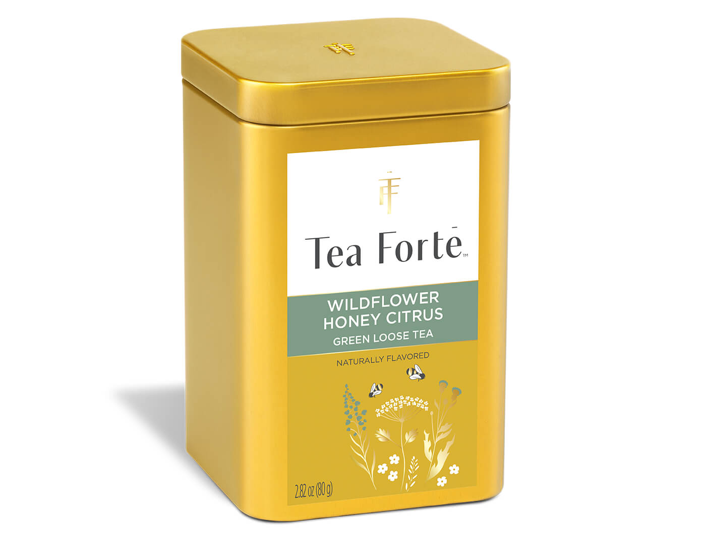 Wildflower Honey Citrus Loose Leaf Tea Canister - side view