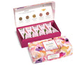 Mariposa Petite Presentation Box of 10 pyramid tea infusers, open and closed boxes