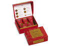 Ruby Mini Petite Box of 5 teas, open and closed.