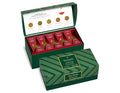 Warming Joy Herbal Presentation Box 2026 of 20 pyrmid tea infusers, open and closed
