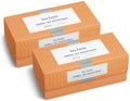 Herbal Tea Tasting Assortment Presentation Box Duo, 2 boxes, both closed