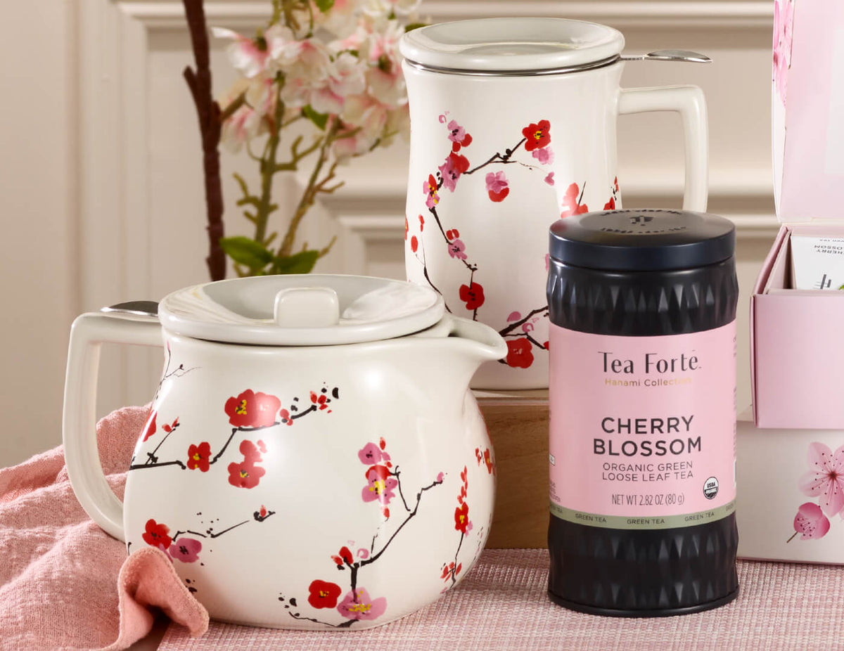 Cherry Blossom Tea Set | Luxury Gift Bundle | Tea Forte