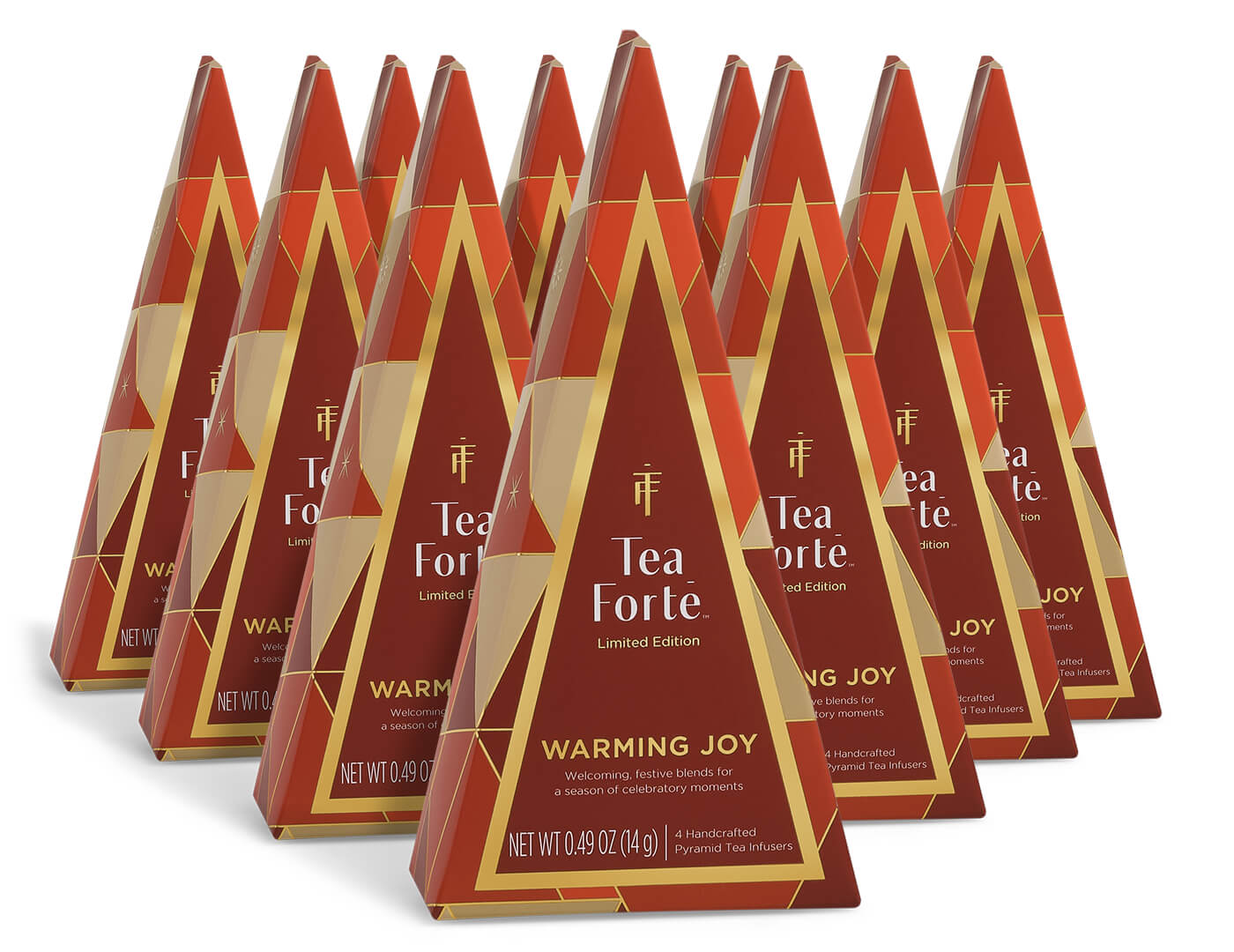 Set of 10 Warming Joy Petite Tea Trees 