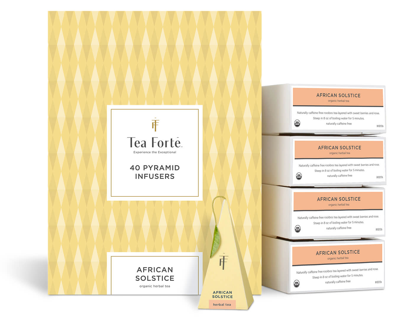 African Solstice Herbal Tea Event Box Luxury Gourmet Tea Tea Forte
