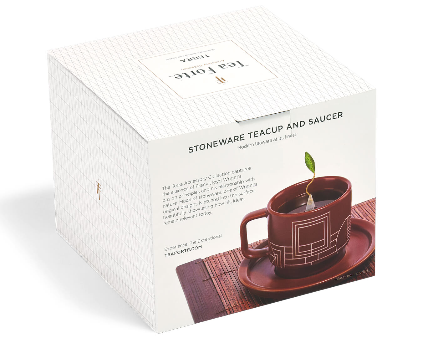 Tea Forte Frank Lloyd Wright Terra Teacup and Saucer - Thumbnail 5
