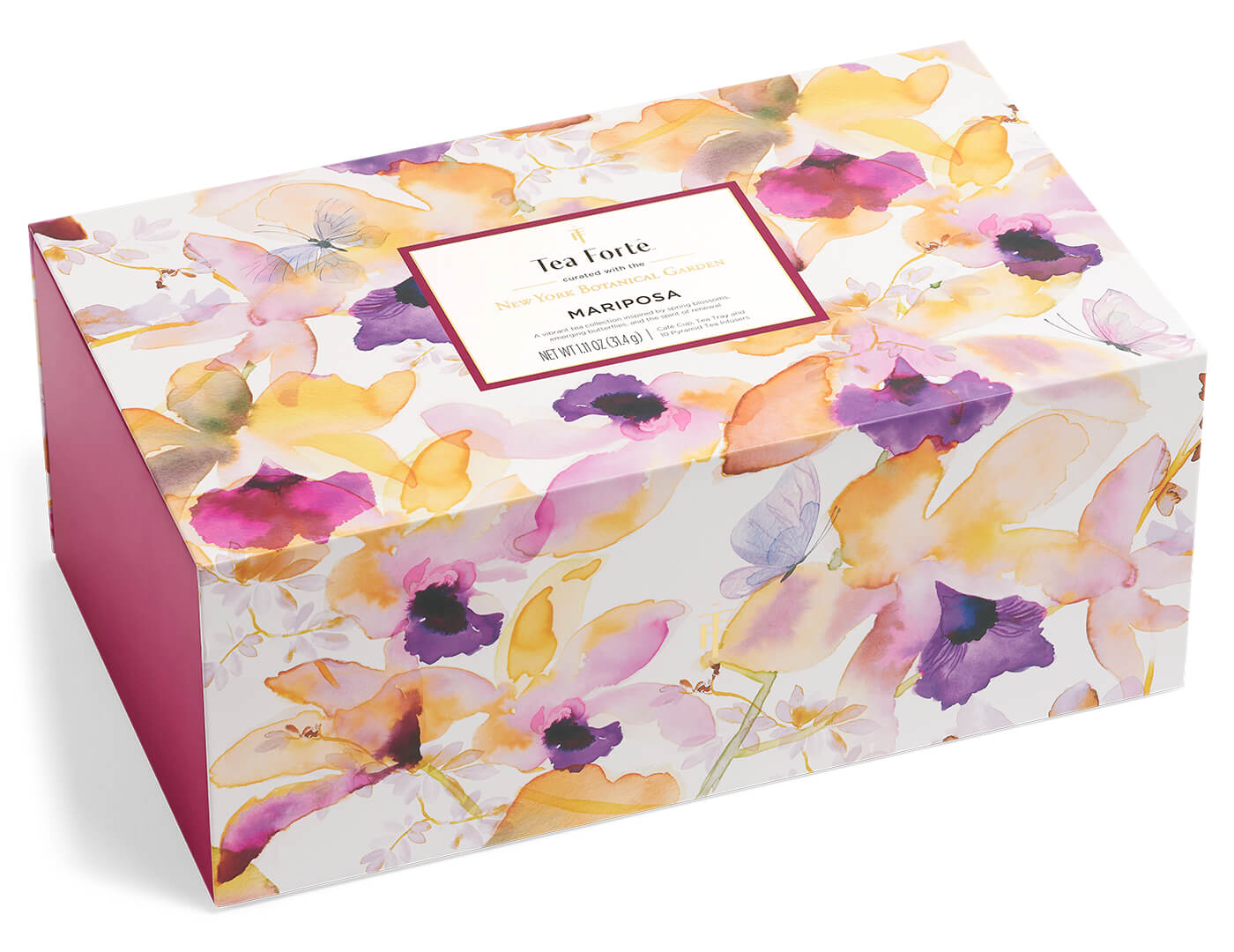 Mariposa Gift Set, closed floral box