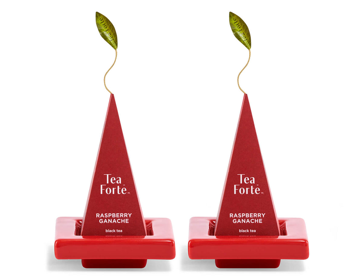 Tea Trays Ruby Red - Set of Two | Tea Forte