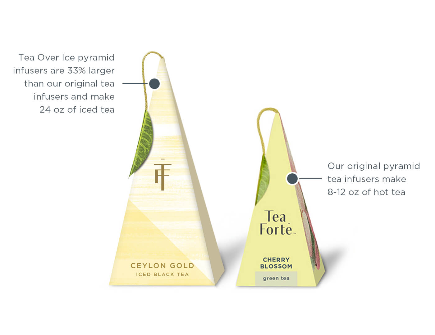 Iced Raspberry Nectar Tea Over Ice 5pk Box | Gourmet Iced Tea | Tea Forte
