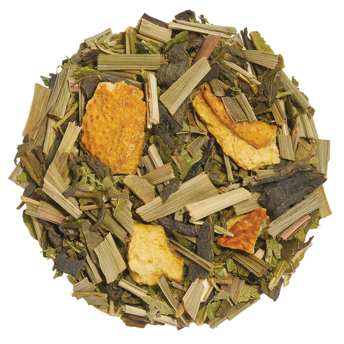 Lemon Sorbetti loose leaf tea pile