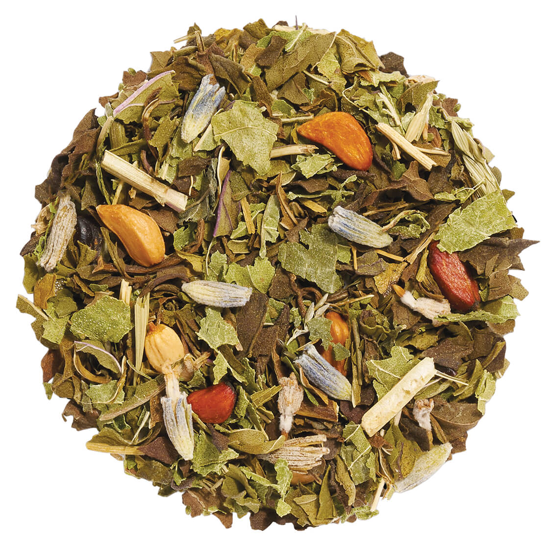 Peppermint Verbena Loose Leaf Tea leaves