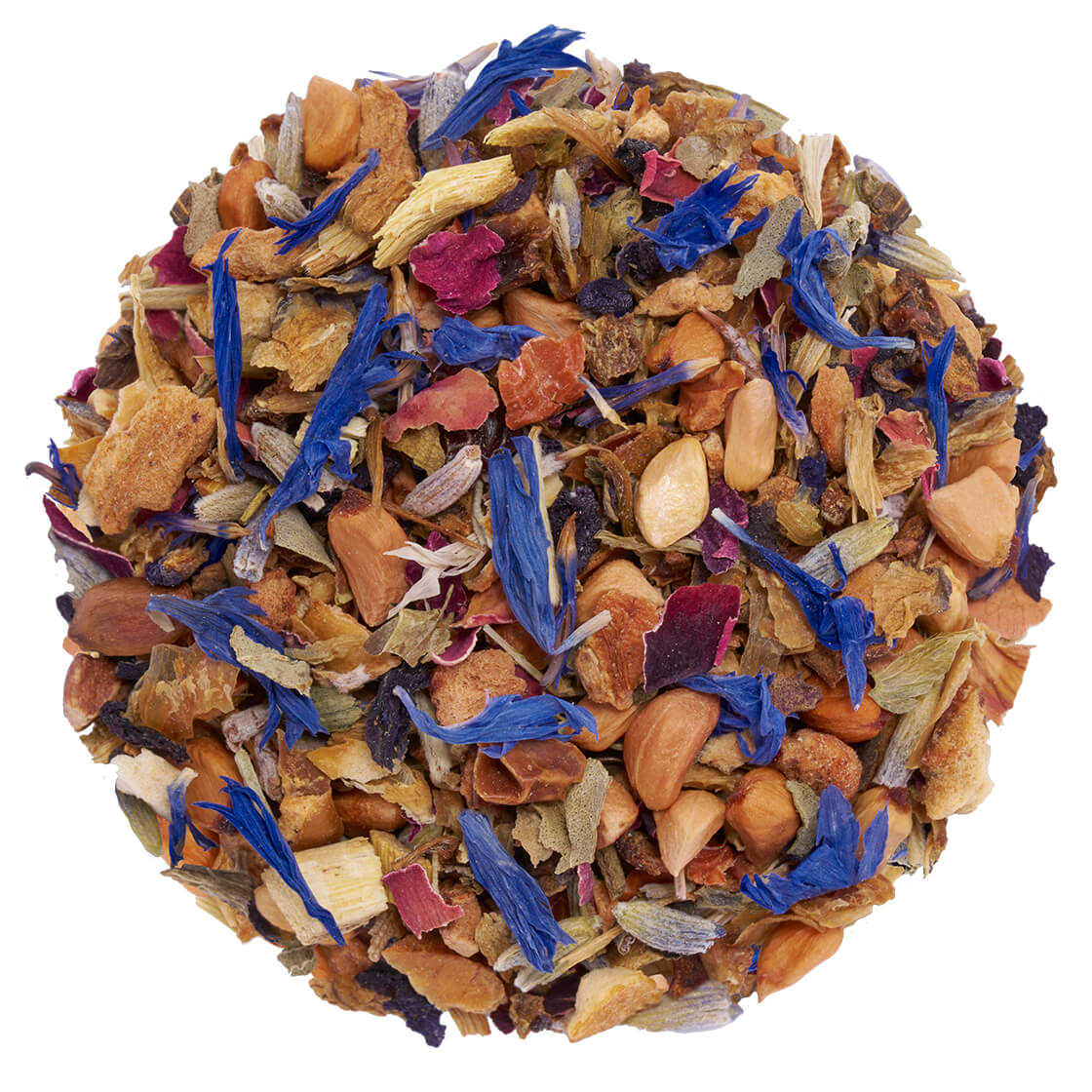 Mystic Açaí loose leaf tea pile