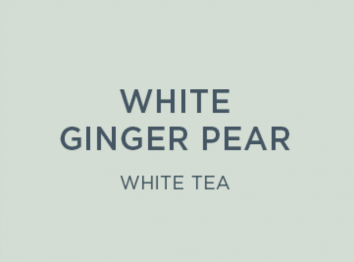 White Ginger Pear White tea