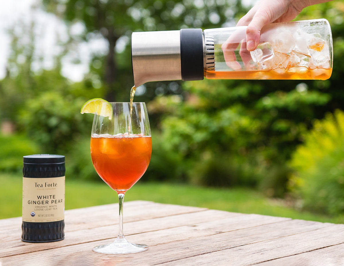 Tea Jay Iced Tea Maker 27 oz Luxury Tea Accessories by Blomus Tea Forte