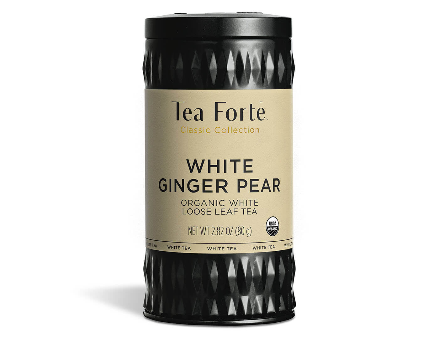 White Ginger Pear Loose Tea Canister of 35-50 servings