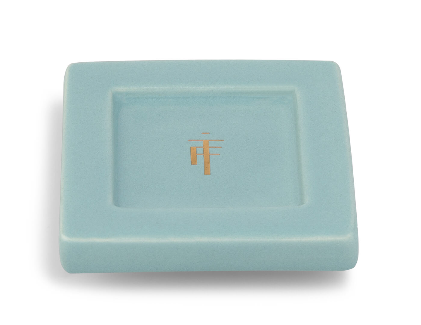 Wellbeing Gift Set ceramic Tea Tray in blue