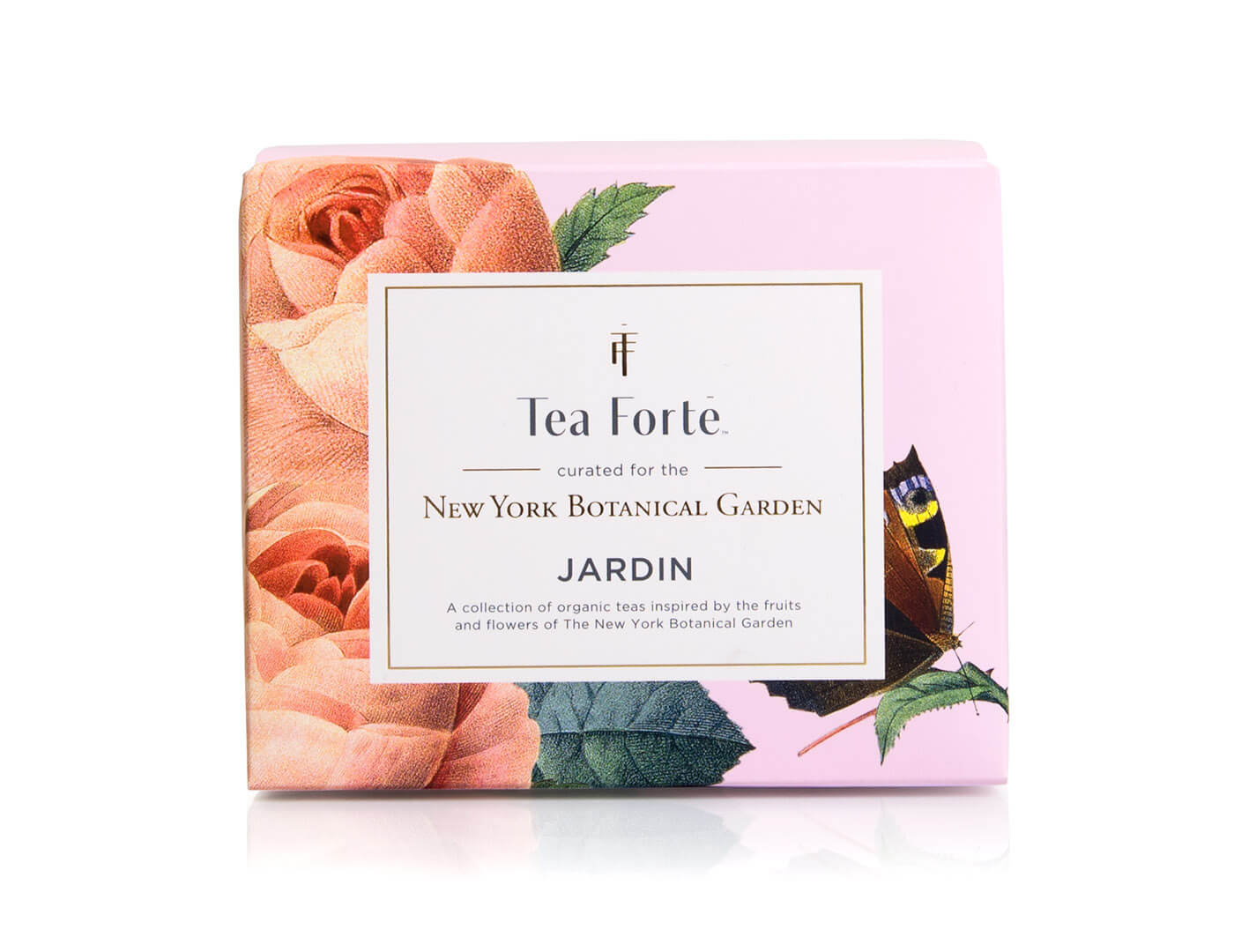 Jardin Gift Set Mini Petite box of 10 pyramid tea infusers with lid closed