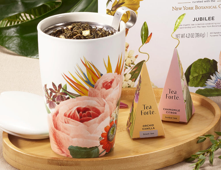 Jubilee KATI Steeping Cup and Infuser Luxury Teaware Tea Forte