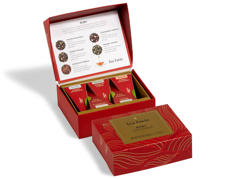 Ruby Collection Mini Petite Box | Limited-Edition Tea Gifts | Tea Forte