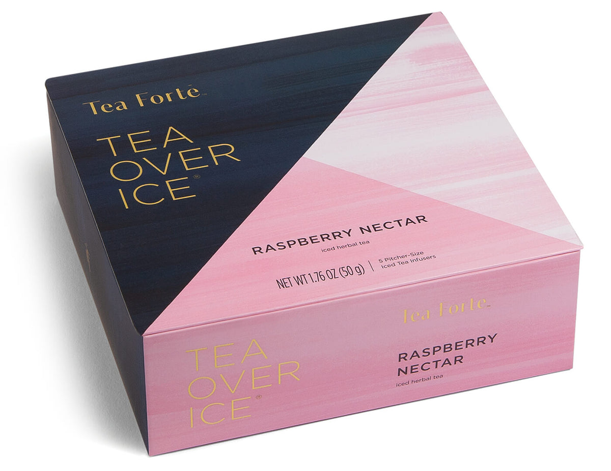 Iced Raspberry Nectar Tea Over Ice 5pk Box | Gourmet Iced Tea | Tea Forte