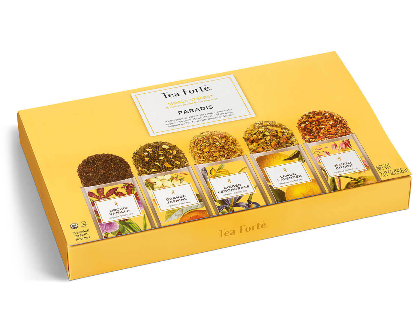 Paradis Single Steeps Sampler Box, closed