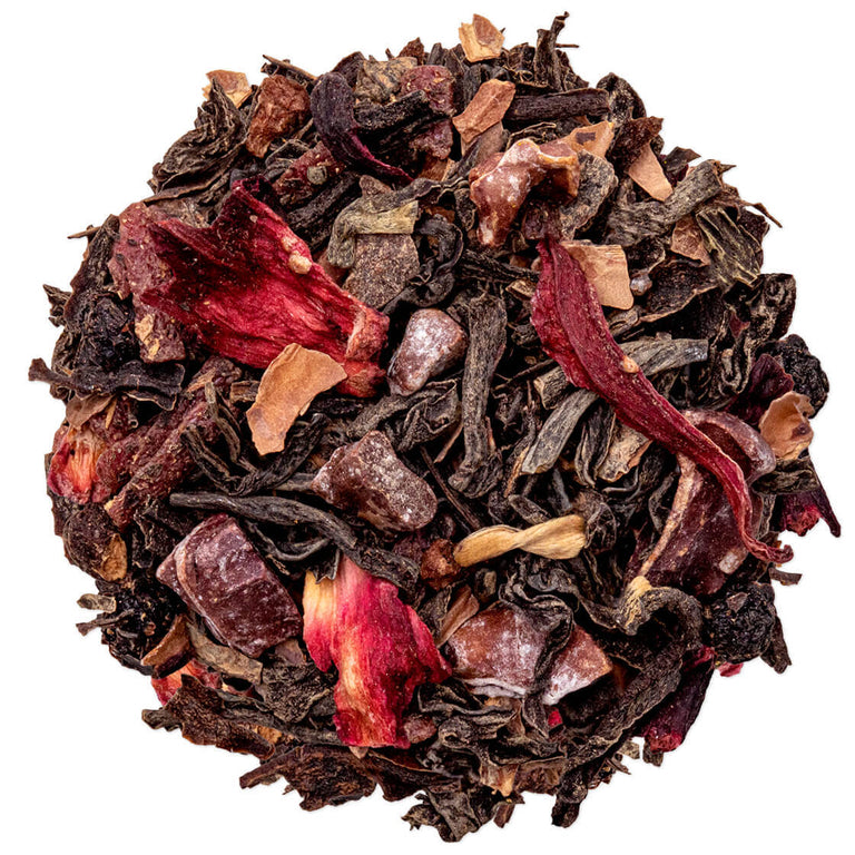 Raspberry Ganache loose tea leaves