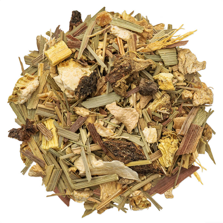 Ginger Lemongrass tea pile