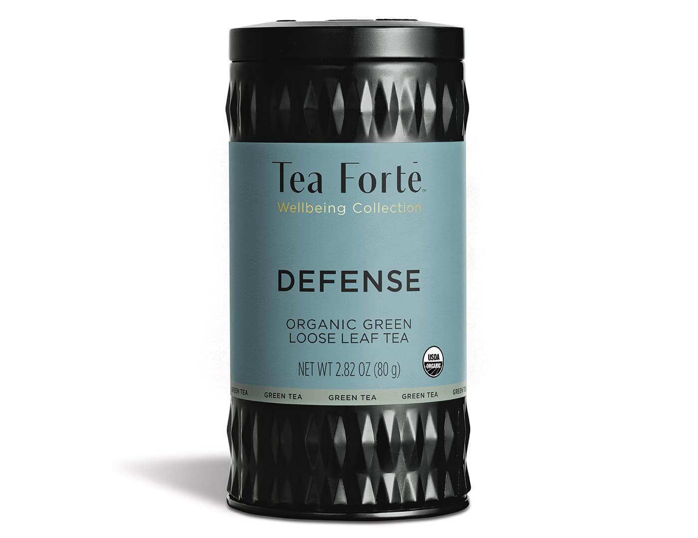 Defense tea in a canister of loose tea