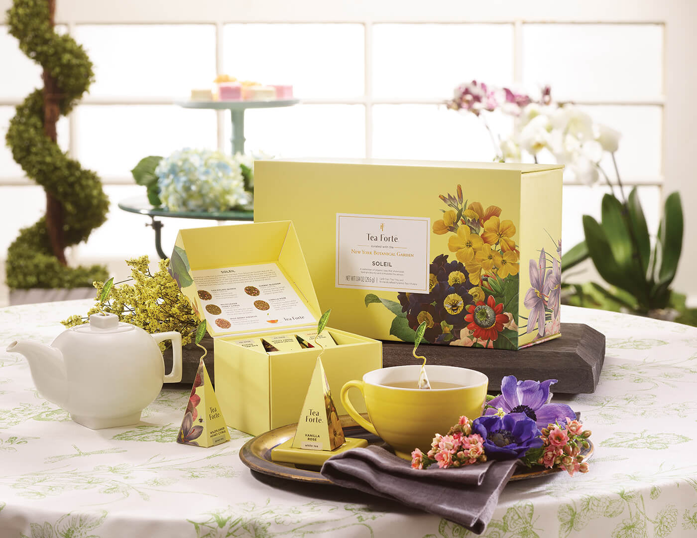 Soleil Collection Gift Set showing contents on table